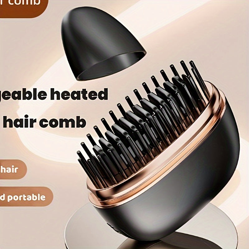 Mini Cordless Straightening Comb for Bangs - Portable